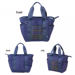 TIGORA Pouch Check Pattern x Navy Cart Pouch 0202132824
