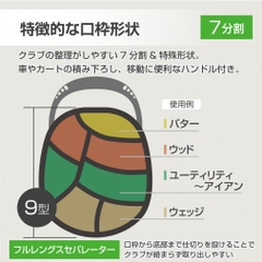 TIGORA Caddy Bag Stand TR-0B1005STCB