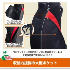 IGNIO Caddy Bag Best Cost Performance 9-inch 2.9kg Lightweight Full-Size Separator