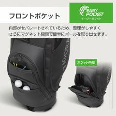 TIGORA Caddy Bag that Fits a Stand Club Case