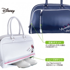 Disney Boston Bag DN-0B2003BB with Shoe Storage Minnie Mouse