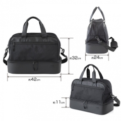 TIGORA Boston Bag Two-Compartment Boston Bag with Shoe Storage TR-0B1004BB2 0243130114