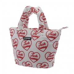 Jack Bunny Pouch Heart Pattern Print Cart Bag (2624281101)