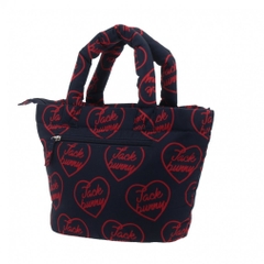 Jack Bunny Pouch Heart Pattern Print Cart Bag (2624281101)