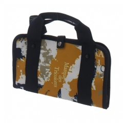 le coq sportif golf Pouch Le Coq Collage Design Pouch Organizer Type with Bar-Attachable Handle LG4FTT41M