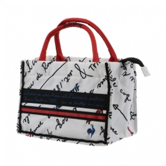 le coq sportif golf Pouch Le Coq Black Trico Design Square Pouch with Original Heart Zipper Pull LG4FTT43L
