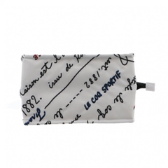 le coq sportif golf Pouch Le Coq Black Trico Design Square Pouch with Original Heart Zipper Pull LG4FTT43L