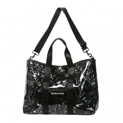 PEARLY GATES Boston Bag Delicate Botanical Pattern Clear Locker Bag 0533281602