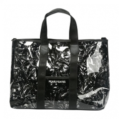 PEARLY GATES Boston Bag Delicate Botanical Pattern Clear Locker Bag 0533281602