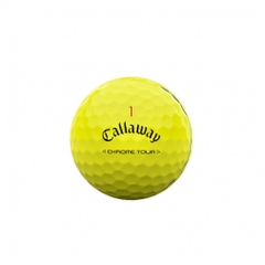 Callaway Golf Ball 1 Dozen CHROME TOUR 24 YELLOW TRIPLE TRUCK 7193106760