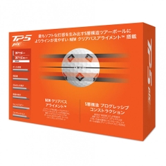 TaylorMade Golf Ball 1 Dozen TMJ24 TP5 pix JPN N9098901