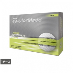 TaylorMade Golf Ball 1 Dozen TOUR RESPONSE Stripe Yellow N9526501