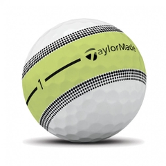 TaylorMade Golf Ball 1 Dozen TOUR RESPONSE Stripe Yellow N9526501