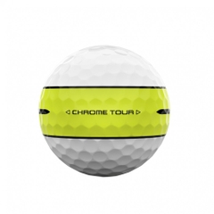 Callaway Golf Ball 1 Dozen CHROME TOUR 24 360 YELLOW STRIPE 7193711421