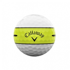 Callaway Golf Ball 1 Dozen CHROME SOFT 360° YELLOW STRIPE 7193852520