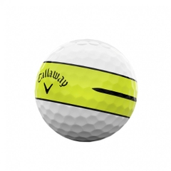 Callaway Golf Ball 1 Dozen CHROME TOUR 360° YELLOW STRIPE 7193852544