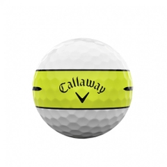 Callaway Golf Ball 1 Dozen CHROME TOUR 360° YELLOW STRIPE 7193852544