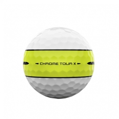 Callaway Golf Ball 1 Dozen CHROME TOUR X 360° YELLOW STRIPE 7193852568