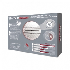 TaylorMade Golf Ball 1 Dozen TMJ26 TP5x Stripe JPN N9536601