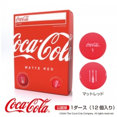 Coca-Cola Golf Ball 1 Dozen (12 Golf Ball) Matte Red