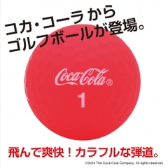 Coca-Cola Golf Ball 1 Dozen (12 Golf Ball) Matte Red