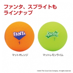 Coca-Cola Golf Ball 1 Dozen (12 Golf Ball) Matte Red