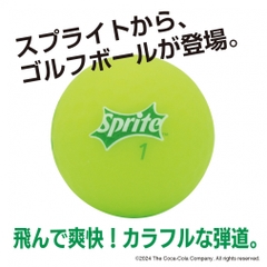 Coca-Cola Golf Ball 1 Dozen 12-Ball Pack Sprite Matte Lemon Lime
