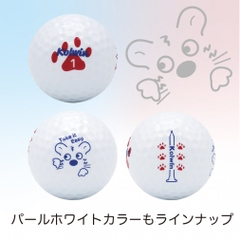 kolwin Golf Ball 1 Dozen Ball Soft High Repulsion Matte Color Matte Pink