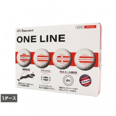 TOBUNDA Golf Ball 1 Dozen ONE LINE One Line Golf Ball White Ball