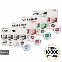 TOBUNDA Golf Ball 1 Dozen ONE LINE One Line Golf Ball White Ball