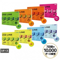 TOBUNDA Golf Ball 1 Dozen ONE LINE One Line Golf Ball Color Ball