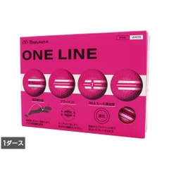 TOBUNDA Golf Ball 1 Dozen ONE LINE One Line Golf Ball Color Ball