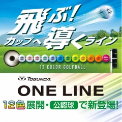TOBUNDA Golf Ball 1 Dozen ONE LINE One Line Golf Ball Color Ball