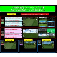 Swing Analyzers JOY SWING Simulation Golf