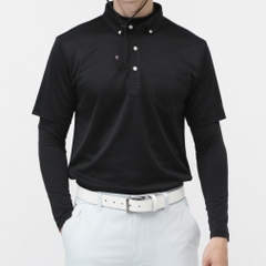 TIGORA Men's Golf Wear iCOOL Heat Shielding UV Set Shirt TR-1H1065B2P-C