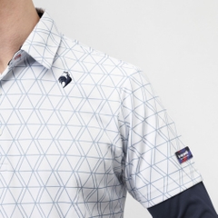 le coq sportif golf Men's Golf Wear Short Sleeve Shirt with Inner LG5FTZ00M