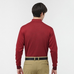 TIGORA Men's Golf Wear +5°C iHEAT Patterned Half-Zip Shirt TR-1L1535Z-HBO