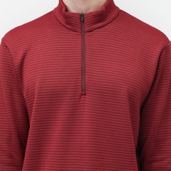 TIGORA Men's Golf Wear +5°C iHEAT Patterned Half-Zip Shirt TR-1L1535Z-HBO