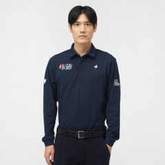le coq sportif golf Men's Golf Wear DTC Special Color Basic Design Long Sleeve Shirt LG5FLS00M