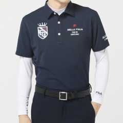 FILA Men's Golf Wear Short Sleeve Shirt + Inner Set 782500