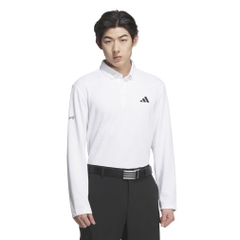 adidas Men's Golf Wear Seasonal Jacquard Long Sleeve Shirt JVV03