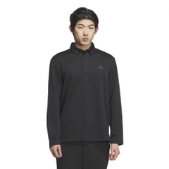 adidas Men's Golf Wear Seasonal Jacquard Long Sleeve Shirt JVV03