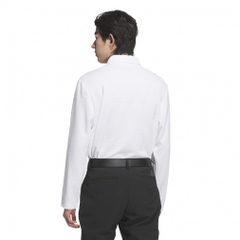 adidas Men's Golf Wear Seasonal Jacquard Long Sleeve Shirt JVV03