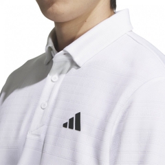 adidas Men's Golf Wear Seasonal Jacquard Long Sleeve Shirt JVV03