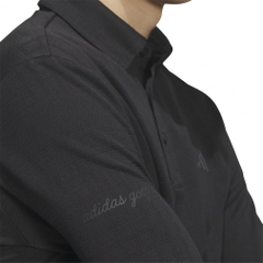 adidas Men's Golf Wear Seasonal Jacquard Long Sleeve Shirt JVV03