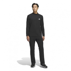 adidas Men's Golf Wear Back Graphic Long Sleeve Mock Shirt JVV08