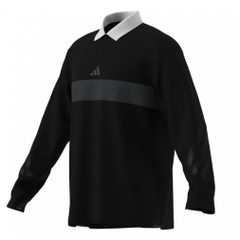 adidas Men's Golf Wear Beyond The Course Color Block Long Sleeve Polo Shirt JM9581