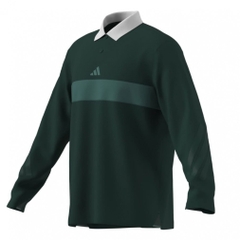 adidas Men's Golf Wear Beyond The Course Color Block Long Sleeve Polo Shirt JM9581