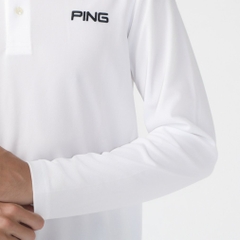PING Men's Golf Wear 24FW Alpen Exclusive Long Sleeve Polo Shirt 6214261803