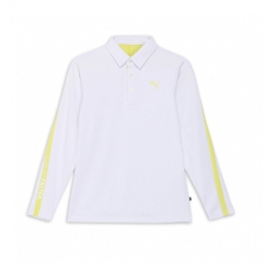 PUMA Men's Golf Wear PF Stretch Thermo Tapered Line LS Polo 630423